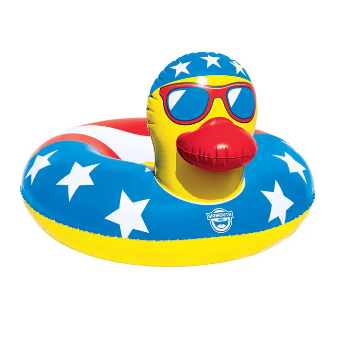 Big Mouth Toys Patriotic Rubber Duck Pool Float