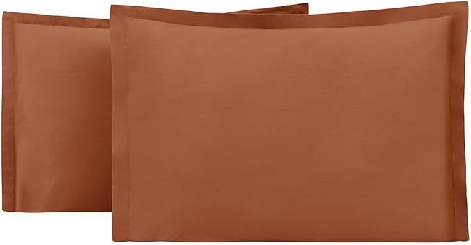 Penny Pillowcase (Brick Red) - 2pcs - Queen 20x26&quot;