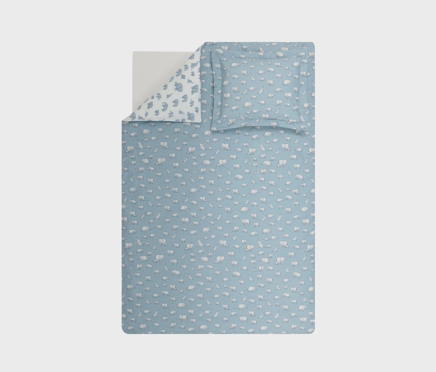 BABY POVEY DUVET SET, color: BLUE
