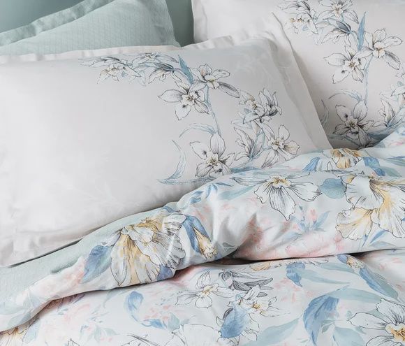 MADRE SATEEN DUVET COVER SET, Size: KING SIZE, color: BEIGE