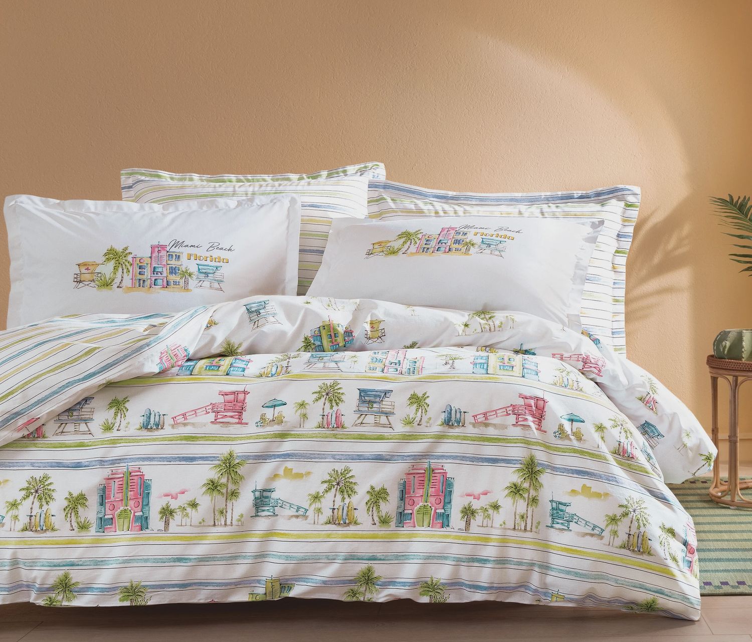 OCEAN RANFORCE DUVET COVER SET