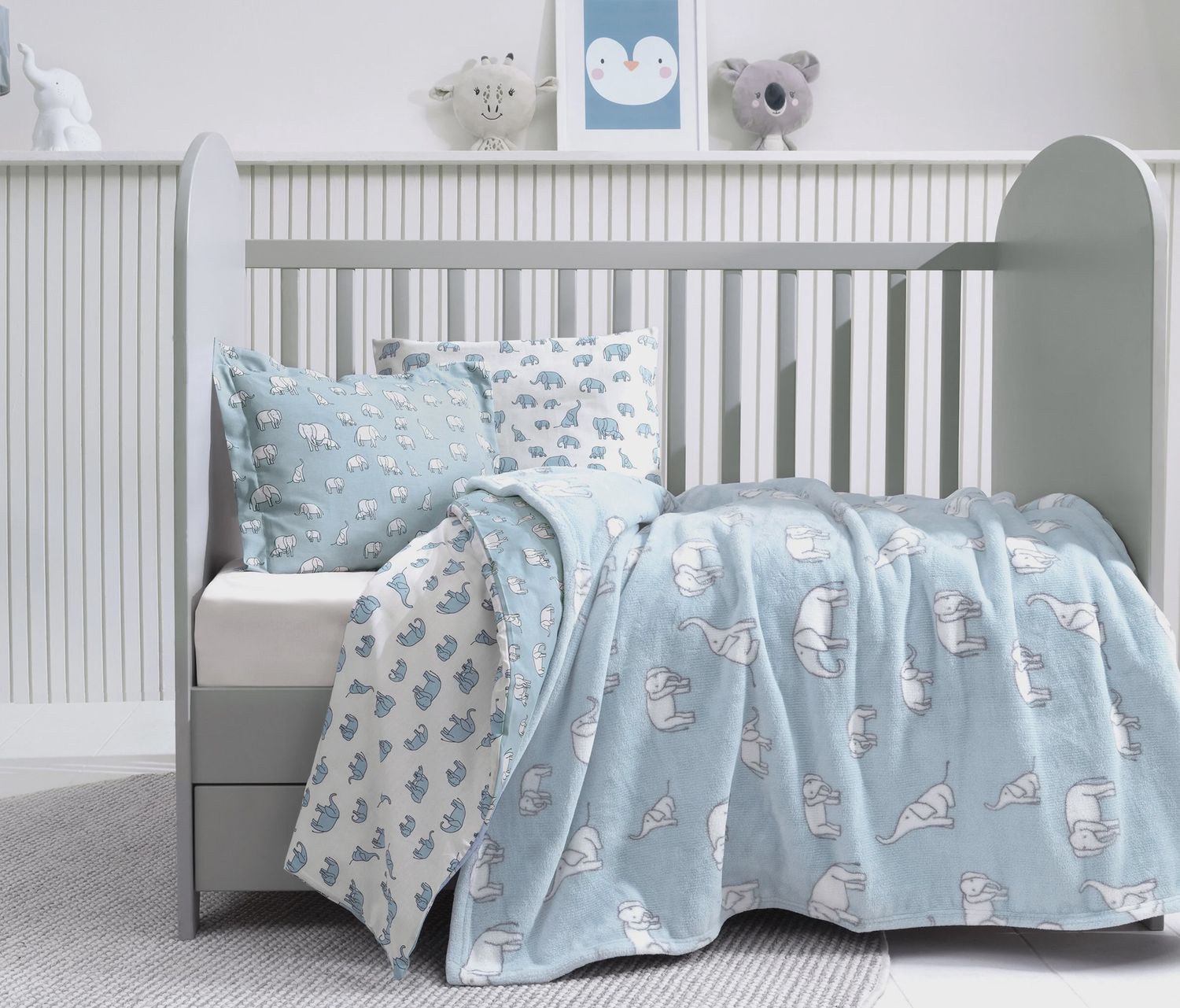 BABY POVEY WELLSOFT BLANKET, color: BLUE