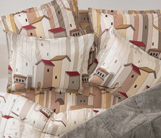 MAES TRIOLA SET, Size: QUEEN SIZE, color: MINK