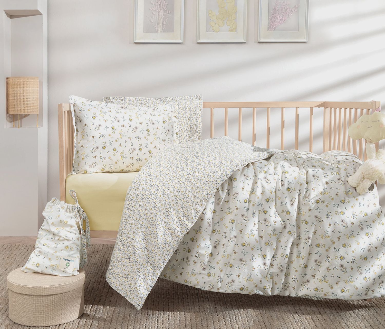 BABY HERMAL ORGANIC RANFORCE DUVET COVER SET