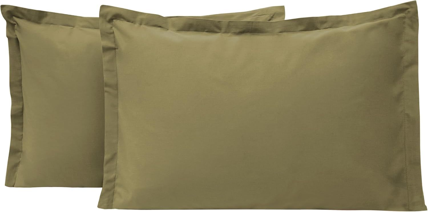 Penny Pillowcases, Colour: sage green, Size: king standart