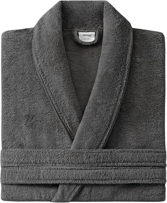 Essentials Bathrobes, Colour: Anthracite, Size: Small/Medium