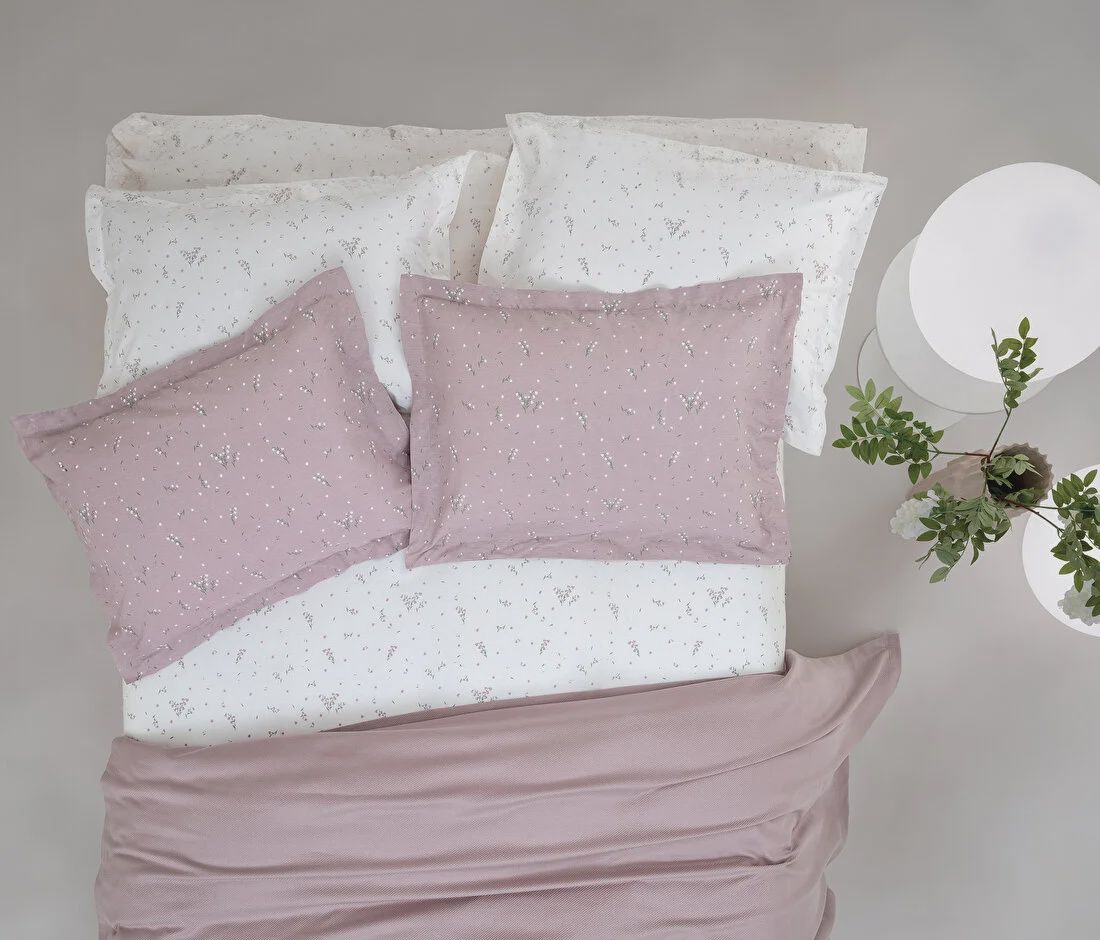 SINGLE RAMONA BAMBOO PIQUE SET - PLUM