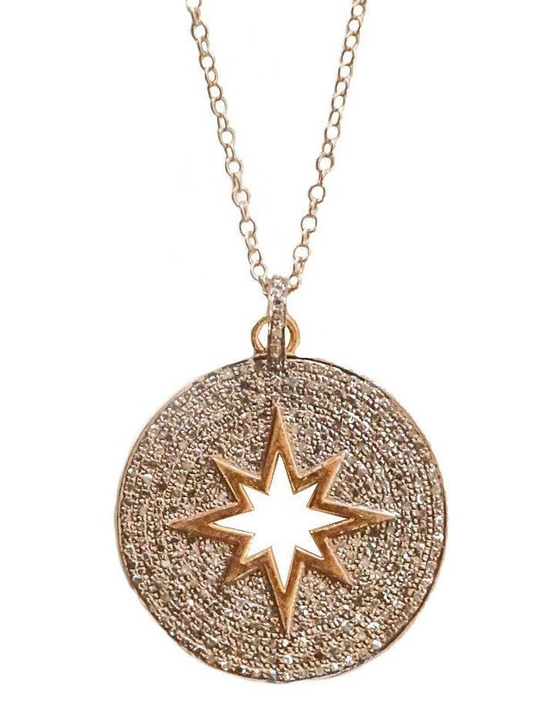 14k Diamond Pave