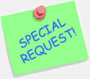 SPECIAL REQUEST SECTION