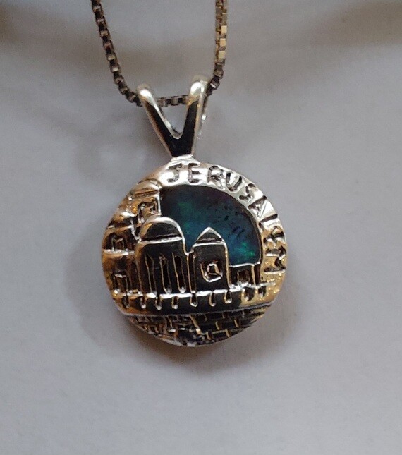 STANDING WITH JERUSALEM small pendant