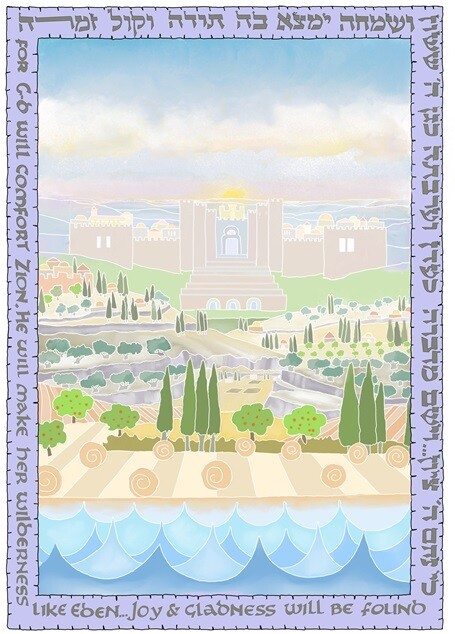 ISAIAH 51 :3 " G-D COMFORTS ZION"