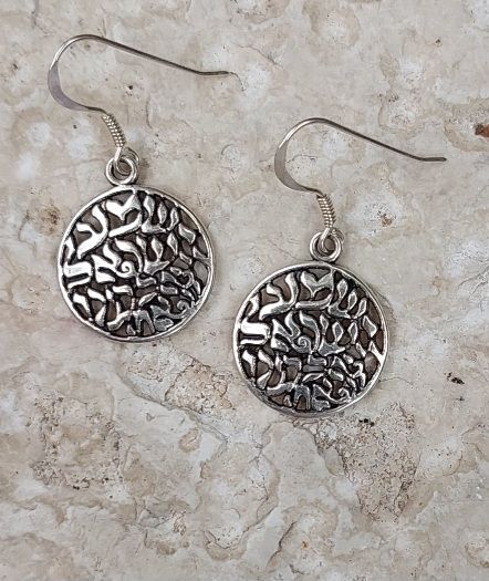 "SHMA PRAYER"  EARRINGS
 ( Deuteronomy 6:4)