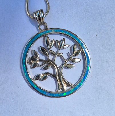 OPAL OLIVE TREE OF FAITH