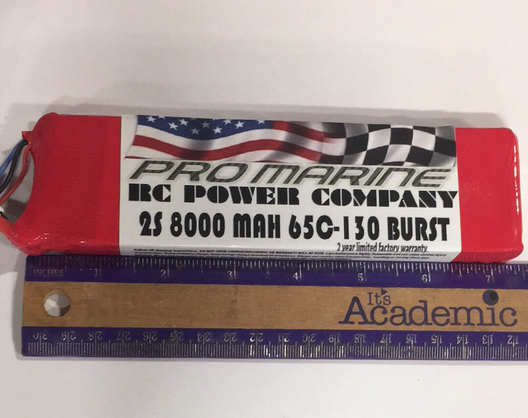 PMRC Power Co 2s 8000 65c lips batteries (pair) PMRC Power Co 2s 8000 65c lips batteries (pair)