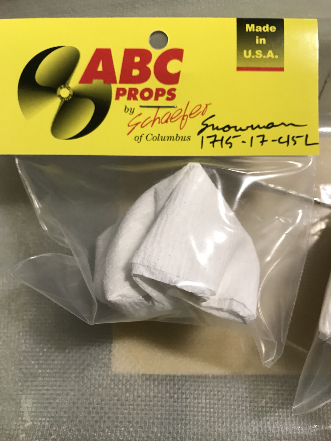 ABC 1715 17 45 L Snowman prepped Propellers ABC 1715 17 45 L Snowman prepped Propellers