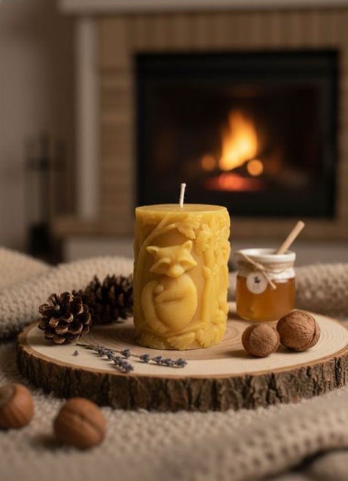 Świeca z wosku pszczelego SZOP