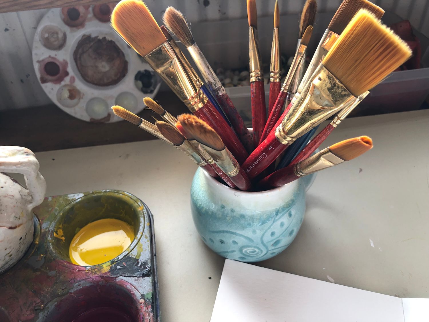 Acrylic Painting on Canvas  every Wednesday 1-4 PM