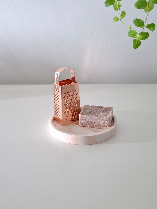 geursetje roze marmer