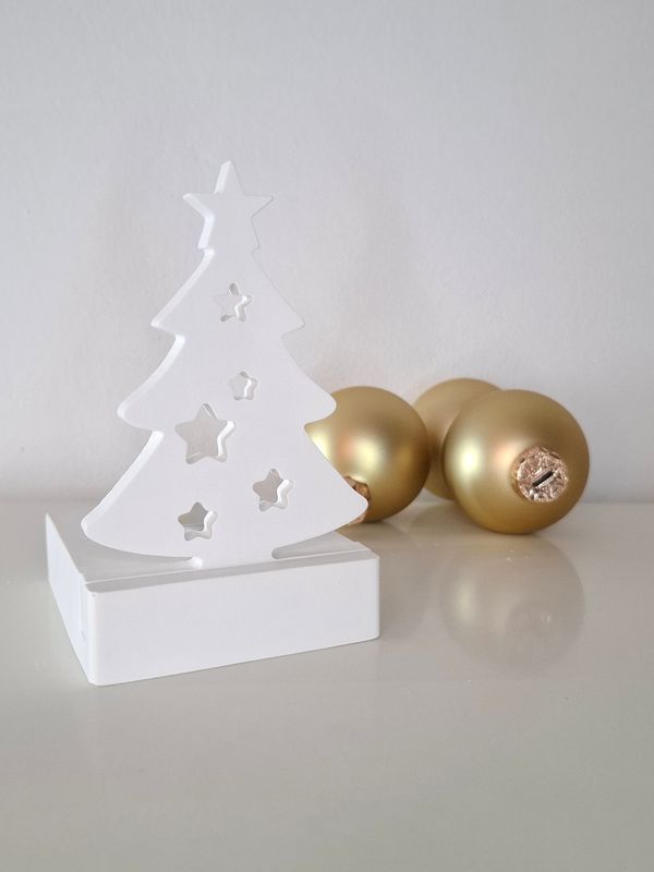 Theelichthouder - kerstboom