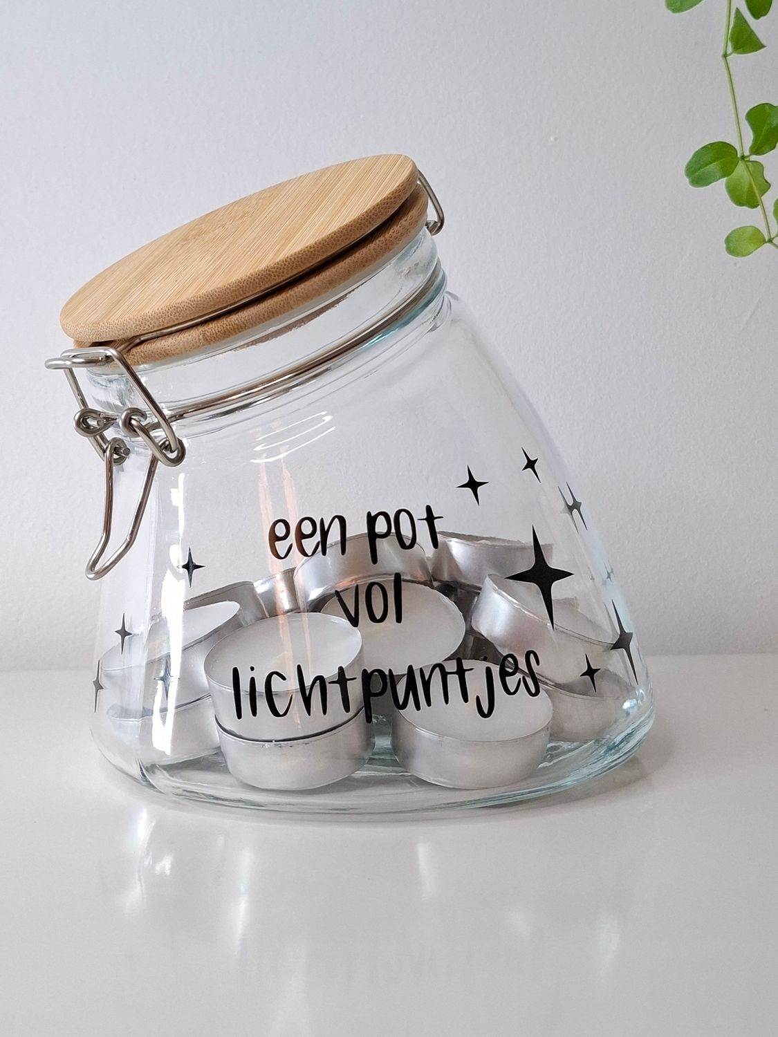 Pot vol lichtpuntjes