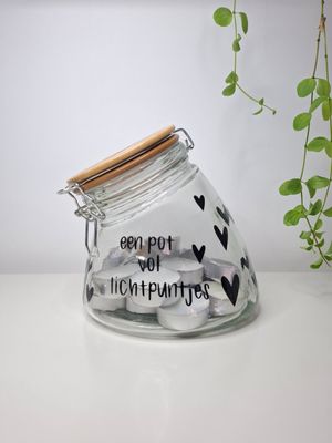 Pot vol lichtpuntjes