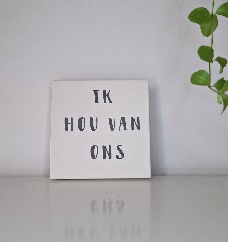 tegel - ik hou van ons