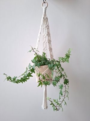 Plantenhanger knoop - naturel