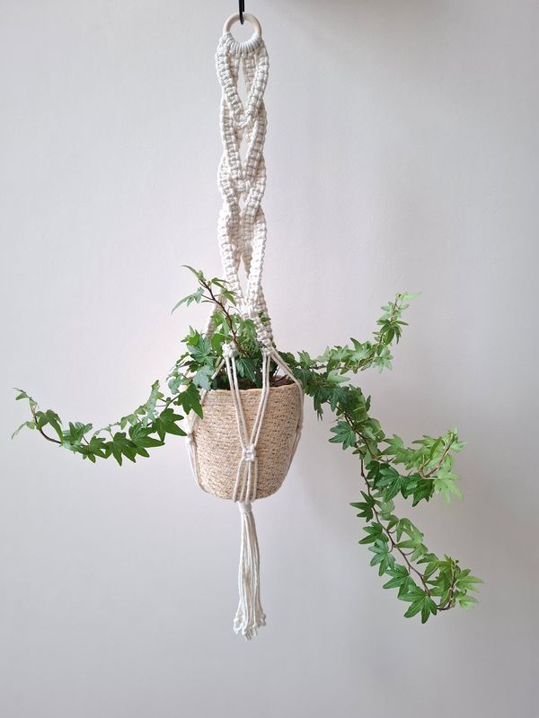 Plantenhanger vlecht - naturel