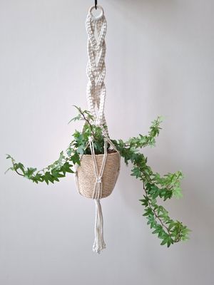 Plantenhanger vlecht - naturel