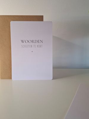 wenskaart - woorden schieten te kort