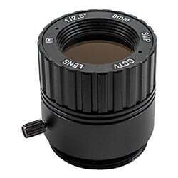 8mm 3MP Fixed Focal CS Lens