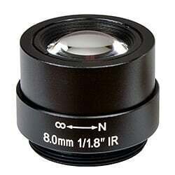 8mm Megapixel Fixed Focal CS Lens