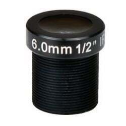 6mm Megapixel Fixed Focus M-12 Lens