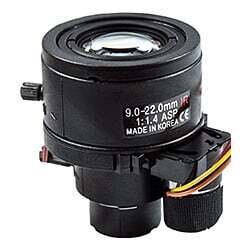 9mm-22mm Varifocal M-14 Mount Lens