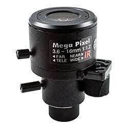 3.6mm-16mm Megapixel Varifocal M-14 Lens