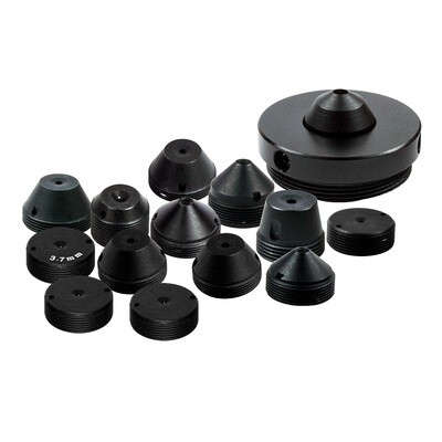 Cone, Semi-cone, and Flat Pinhole Lenses