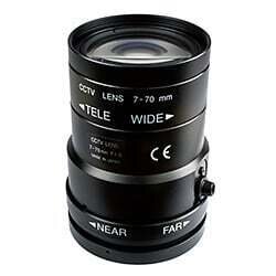 7mm-70mm Varifocal CS Mount Lens