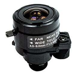 4mm-9mm Varifocal M-12 Mount Lens - DC Auto Iris