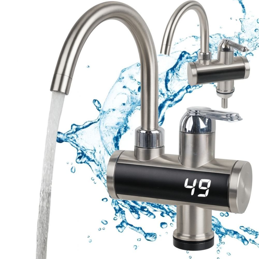 Elektrisch Verwarmd Kraan - Elektrisch Instant kraan tot 60 °c - LCD Digitaal
