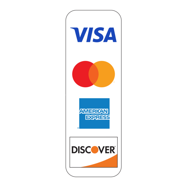 Visa/MasterCard/Discover/Amex Decals