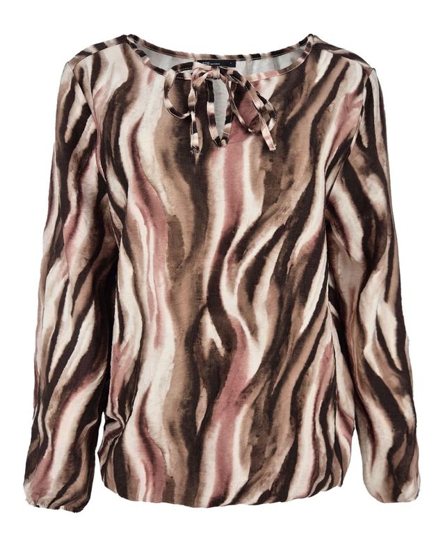 blouse lexi aqua lines