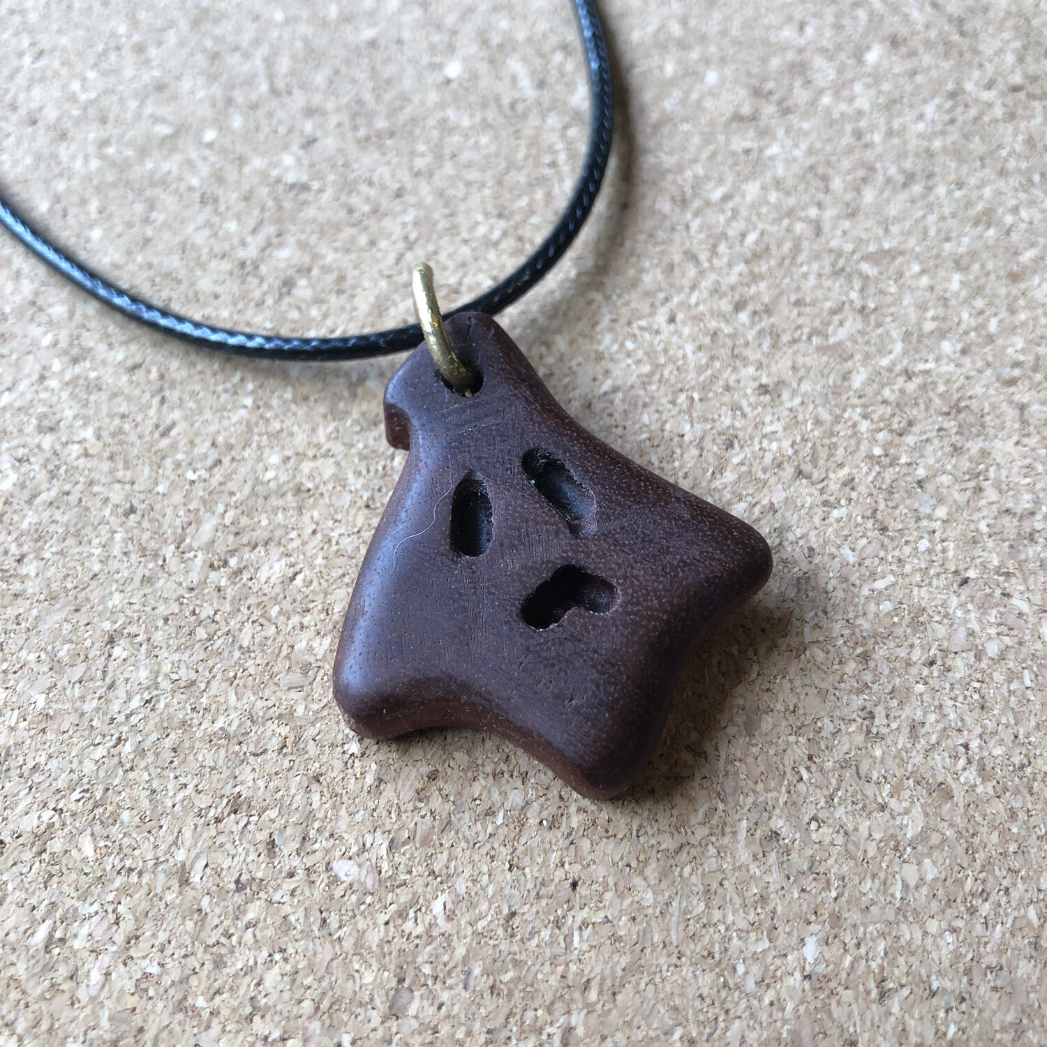Ghost Mahogany Wooden Pendant