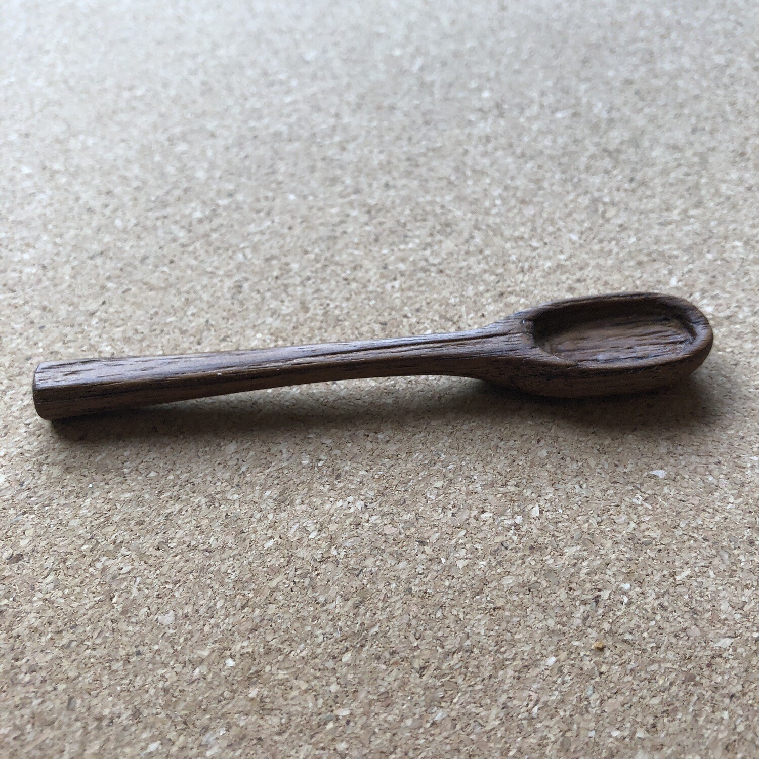 Hand Carved Tiny Half Tea Spoon Sugar Spoon