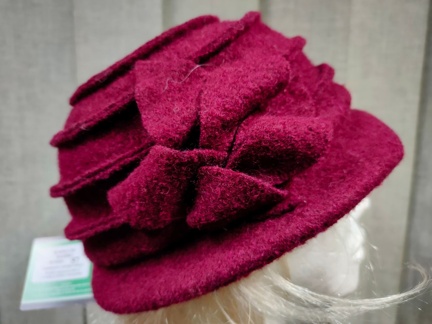 Kapelusz damski 9072 bordo