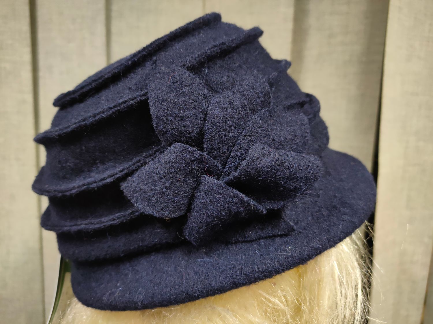 Kapelusz damski 9072 granat