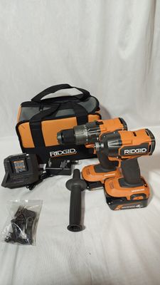 18V Brushless Cordless 2-Tool Combo Kit with Hammer Drill, Impact Driver, (2) Batteries, Charger, and Bag