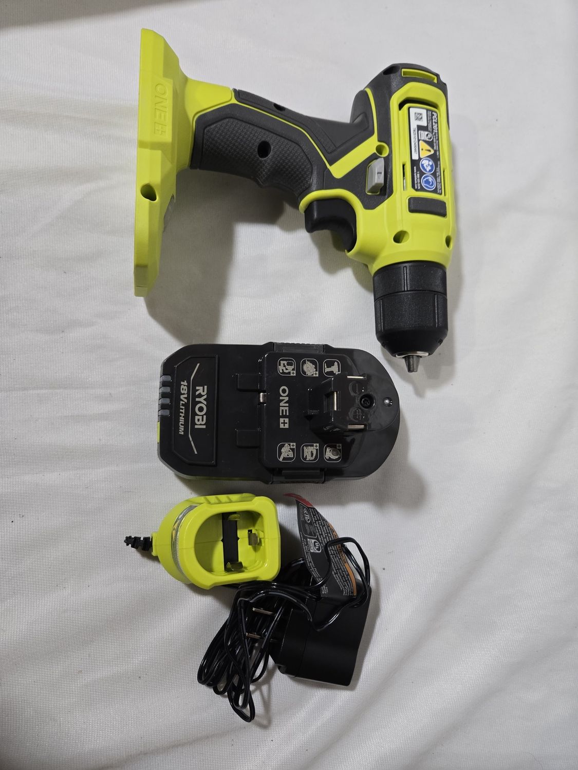 ONE+ 18V Cordless 3/8 in. Drill/Driver Kit with 1.5 Ah Battery and Charger