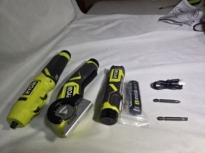 USB Lithium 3-Tool Combo Kit with Flashlight, Screwdriver, Power Cutter, (1) 2 Ah Batteries, and Charging Cord