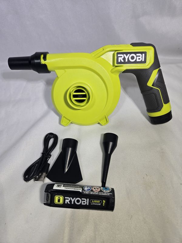 USB Lithium Cordless High Volume Inflator Kit with USB Lithium 2.0 Ah Battery and Charging Cable