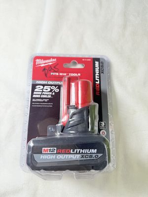 M12 12-Volt Lithium-Ion XC High Output 5.0 Ah Battery Pack